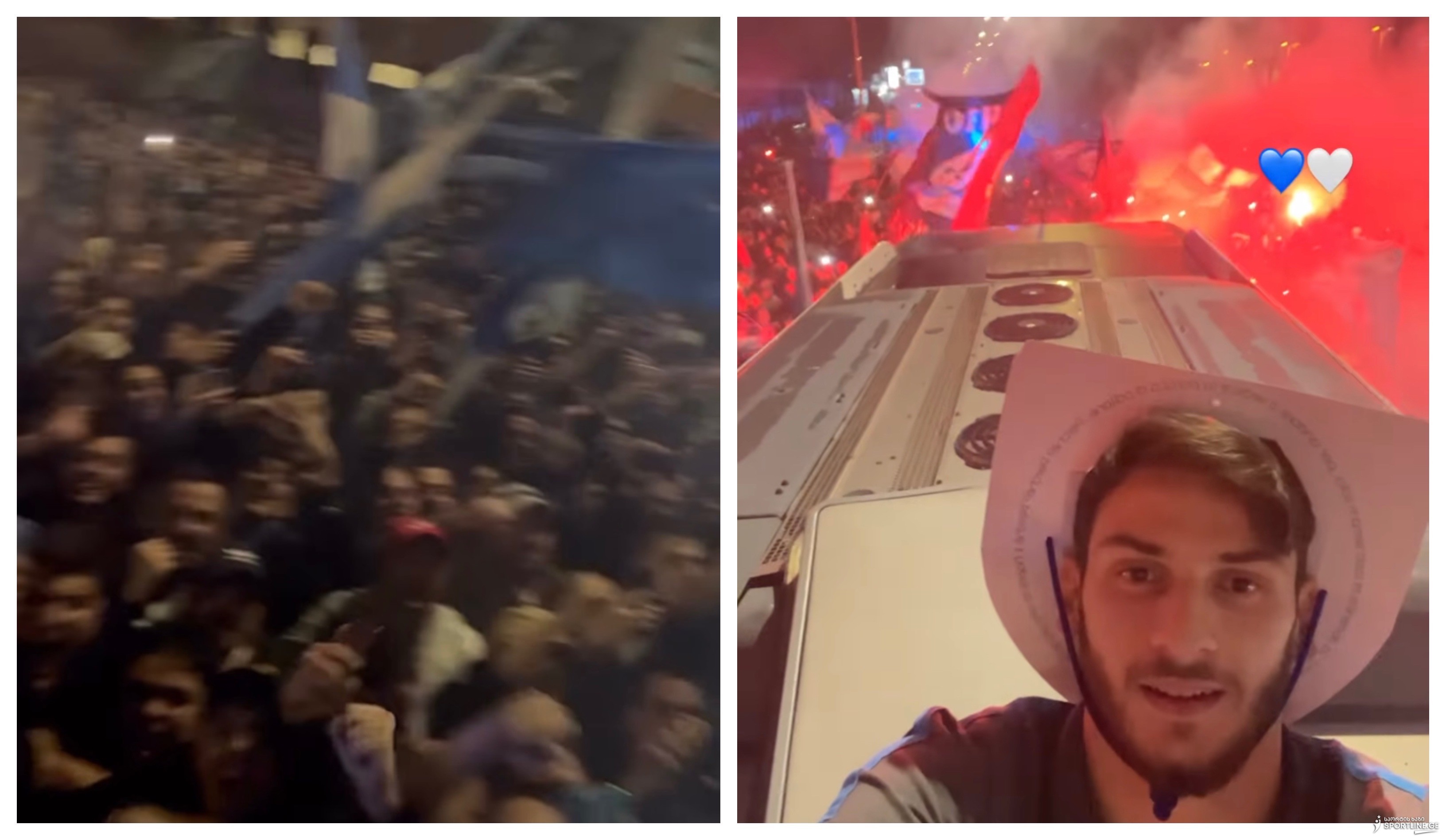 VIDEO: დიდი დახვედრა “პარტენოპეის” - რა ხდებოდა წუხელ ნეაპოლში