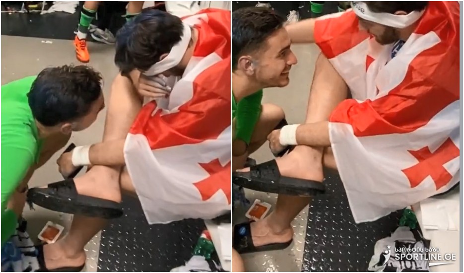 VIDEO: ჩემპიონობის შემდეგ - ხვიჩა კვარაცხელია გასახდელში ატირდა