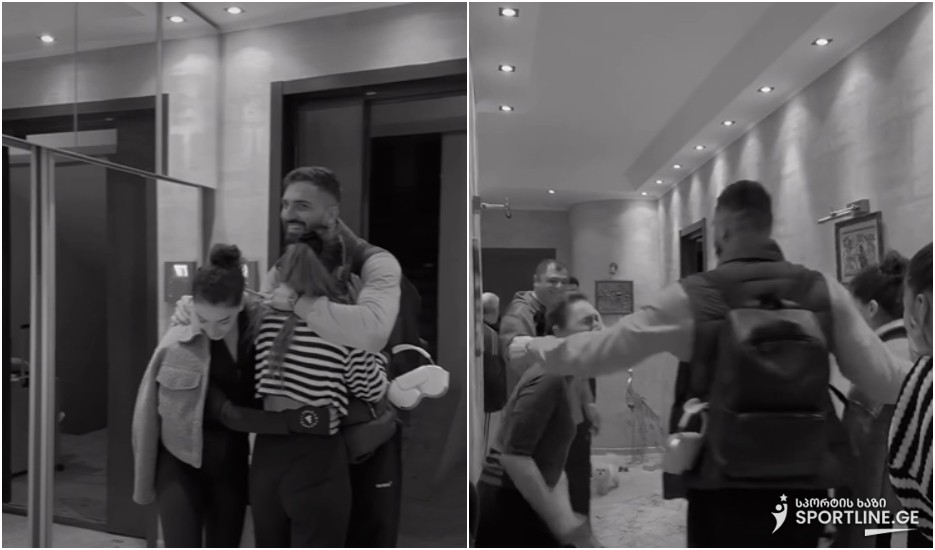 VIDEO: მოულოდნელი სიხარული - როგორ გაახარა მამარდაშვილმა ოჯახი უეცარი სტუმრობით